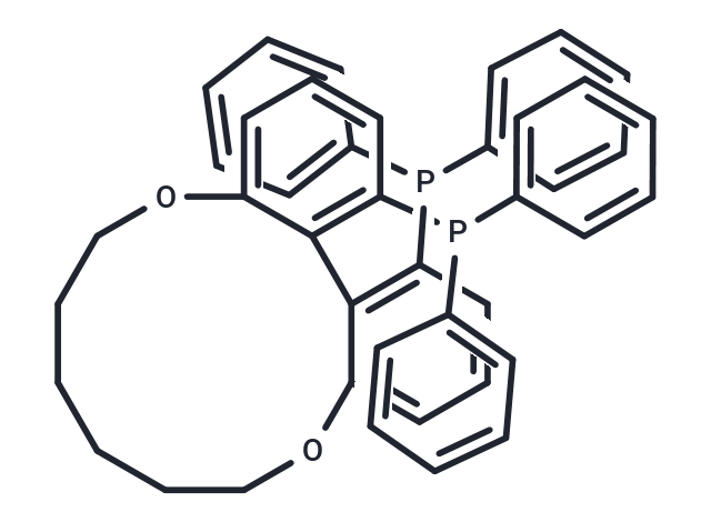 化合物 (16aR)-1,16-Bis(diphenylphosphino)-6,7,8,9,10,11-hexahydrodibenzo[b,d][1,6]dioxacyclododecine|T67392|TargetMol