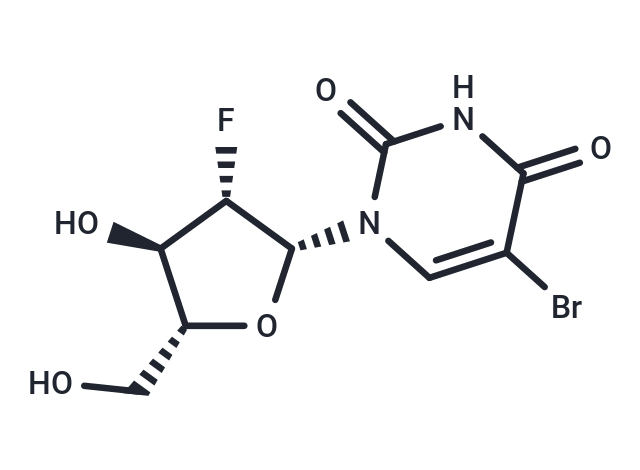 化合物 5-Bromo-2’-deoxy-2’-fluoro-beta-D-arabinouridine|TNU0646|TargetMol