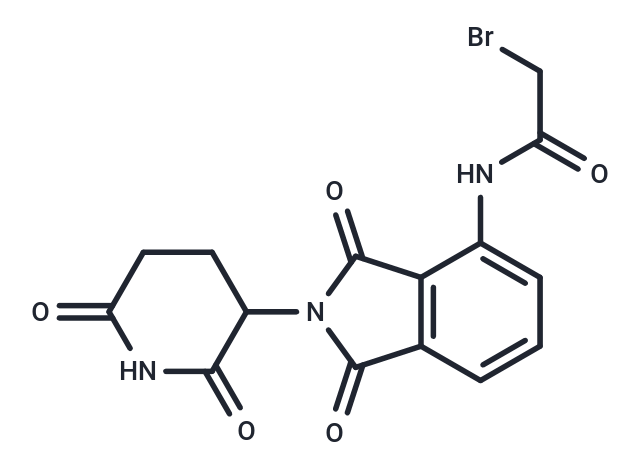 化合物 Pomalidomide-amido-C1-Br|T18552|TargetMol