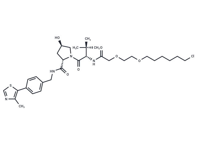 化合物 (S,R,S)-AHPC-PEG2-C4-Cl|T17910|TargetMol