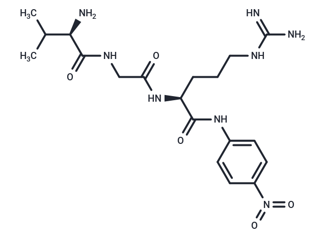 化合物 Valyl-glycyl-arginine-4-nitroanilide|T68659|TargetMol