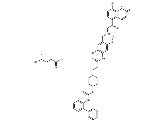 化合物 Batefenterol Succinate|T68272|TargetMol