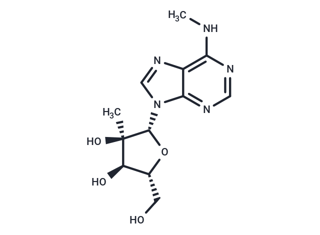 化合物 N6-Methyl-2’-C-methyladenosine|TNU0317|TargetMol