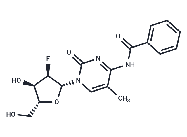 化合物 2’-Deoxy-2’-fluoro-N4-benzoyl-5-methylcytidine|TNU0950|TargetMol