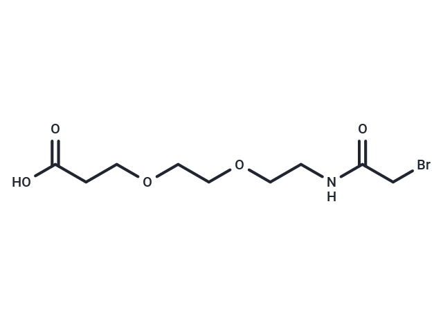 化合物 Bromoacetamido-PEG2-C2-acid|T14817|TargetMol