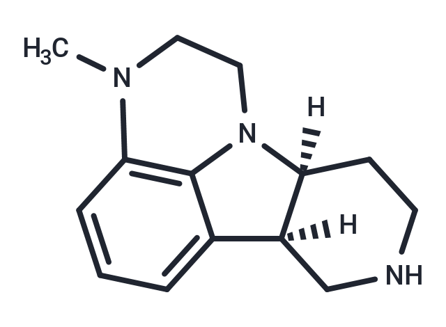 化合物 (6bR,10aS)-3-Methyl-2,3,6b,7,8,9,10,10a-octahydro-1H-pyrido[3',4':4,5]pyrrolo[1,2,3-de]quinoxaline|T67023|TargetMol