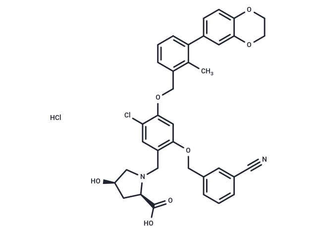 化合物 BMS-1166 hydrochloride|T14670|TargetMol