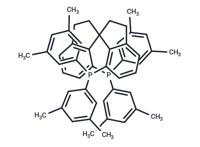 化合物 (R)-7,7'-Bis(bis(3,5-dimethylphenyl)phosphino)-2,2',3,3'-tetrahydro-1,1'-spirobi[indene]|T66592|TargetMol