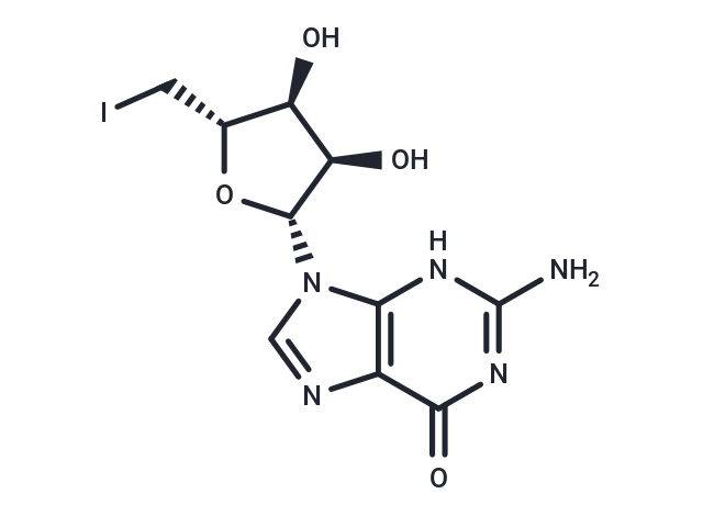 化合物 5’-Deoxy-5’-iodoguanosine|TNU1254|TargetMol