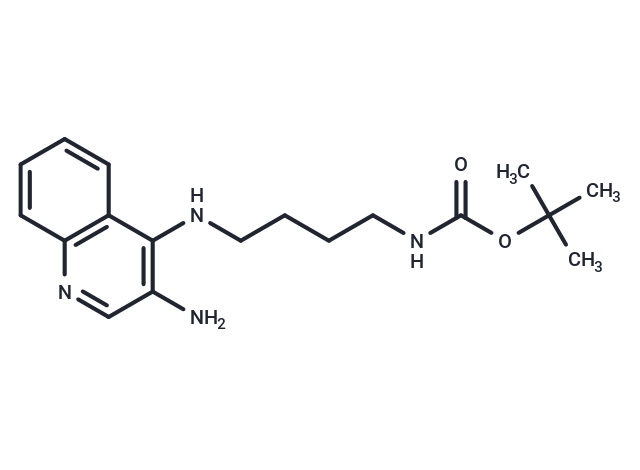 化合物 N4-(4-Boc-aminobutyl)quinoline-3,4-diamine|TNU0904|TargetMol