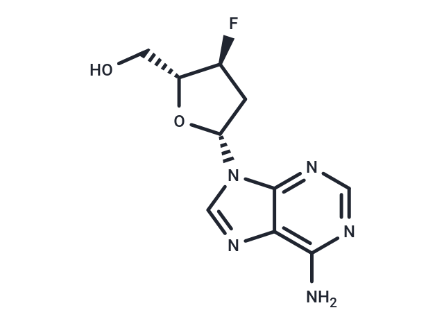 化合物 2’,3’-Dideoxy-3’-fluoroadenosine|TNU1248|TargetMol