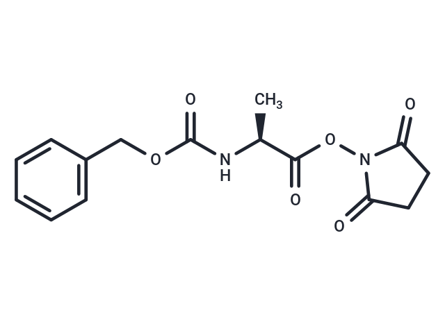 化合物 2,5-Dioxopyrrolidin-1-yl ((benzyloxy)carbonyl)-L-alaninate|T65500|TargetMol