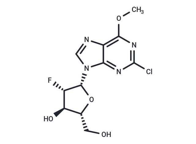 化合物 2-Chloro-6-methoxypurine -9-beta-D-(2’-deoxy-2’-fluoro)-arabinoriboside|TNU0104|TargetMol