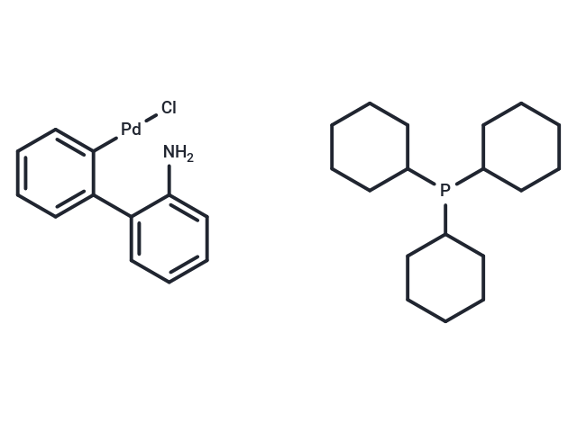 化合物 Chloro[(tricyclohexylphosphine)-2-(2'-aminobiphenyl)]palladium(II)|T67251|TargetMol