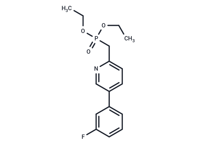 化合物 Diethyl ((5-(3-fluorophenyl)pyridin-2-yl)methyl)phosphonate|T66597|TargetMol