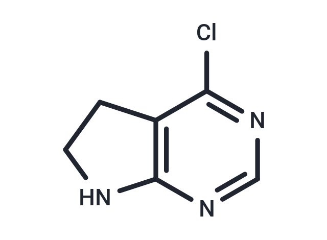 化合物 4-Chloro-6,7-dihydro-5H-pyrrolo[2,3-d]pyrimidine|T65530|TargetMol