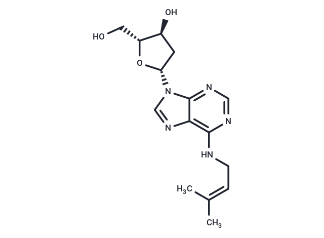 化合物 N6-Isopentenyl-2’-deoxyadenosine|TNU1270|TargetMol