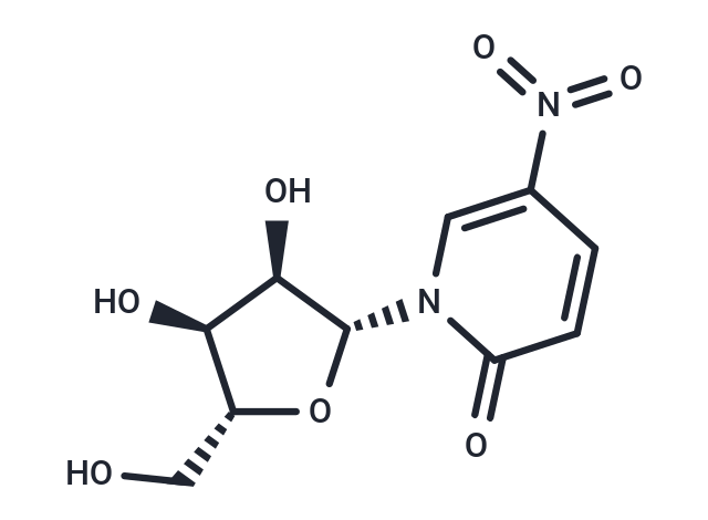 化合物 1-(b-D-Ribofuranosyl)-5-nitropyridine-2(1H)-one|TNU0113|TargetMol