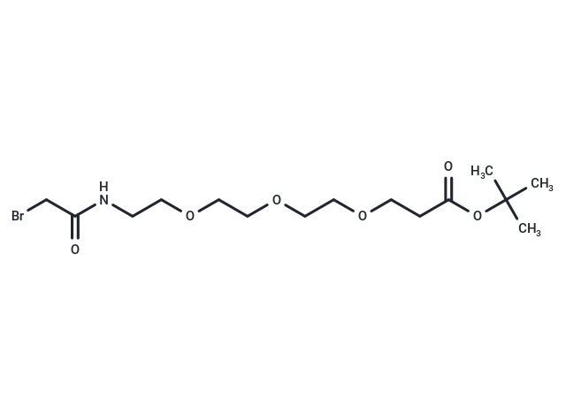 化合物 Bromoacetamido-PEG3-C2-Boc|T14821|TargetMol