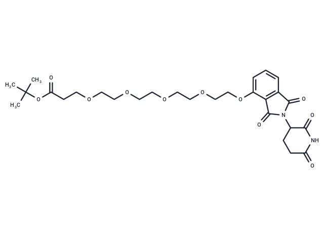 化合物 Thalidomide-O-PEG4-Boc|T18829|TargetMol