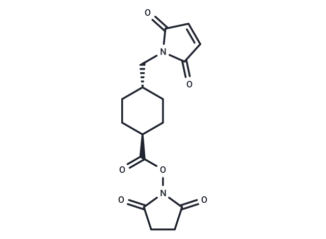 化合物 N-Succinimidyl 4-(N-maleimidomethyl) trans-cyclohexane 1-carboxylate|T65470|TargetMol