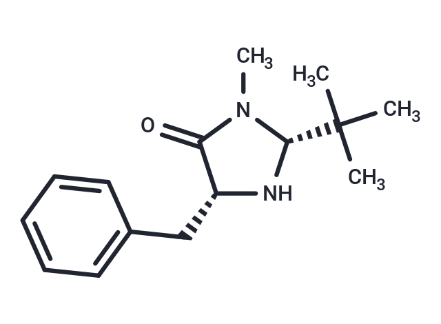 化合物 (2R,5R)-5-Benzyl-2-(tert-butyl)-3-methylimidazolidin-4-one|T67301|TargetMol