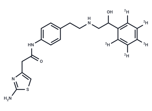 化合物 (Rac)-Mirabegron-d5|T12671|TargetMol