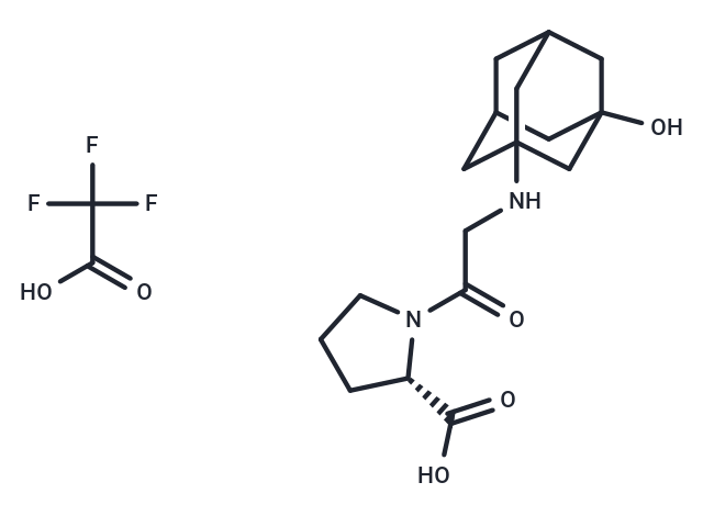 Vildagliptin carboxylic acid metabolite (trifluoroacetate salt)|T35815|TargetMol