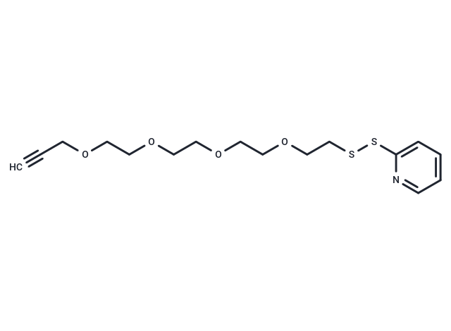 化合物 (2-Pyridyldithio)-PEG4-propargyl|T14020|TargetMol