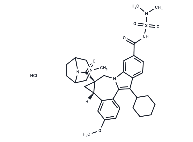 化合物 Beclabuvir HCl|T68235|TargetMol