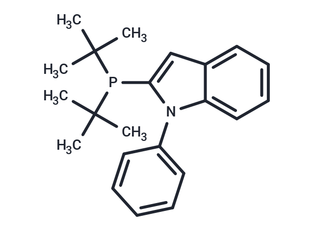 化合物 2-(Di-tert-butylphosphino)-1-phenyl-1H-indole|T66406|TargetMol