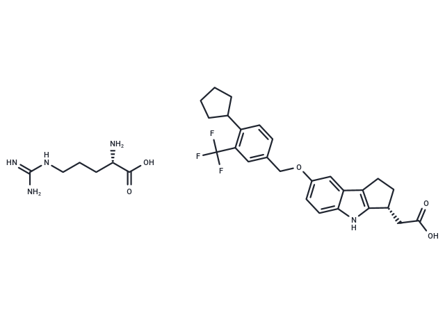 化合物 Etrasimod arginine|T31726|TargetMol