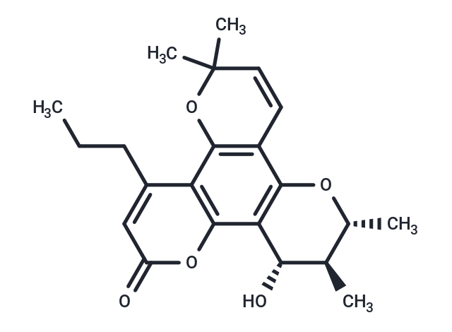 化合物 Calanolide A|T26940|TargetMol