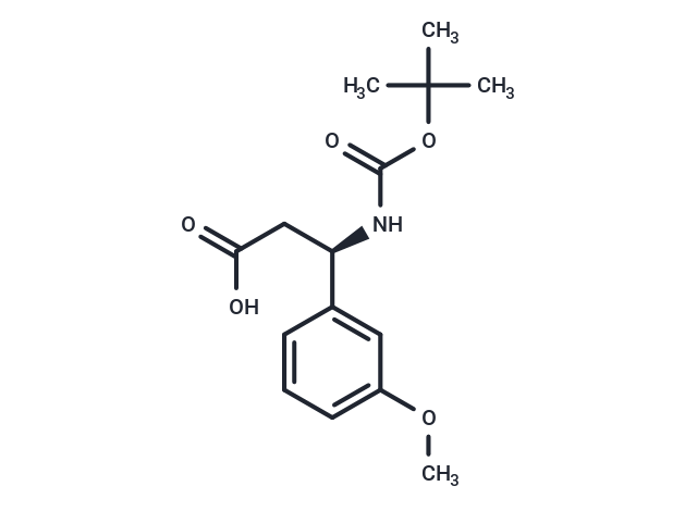 化合物 (R)-Boc-3-methoxy-β-Phe-OH|T66334|TargetMol