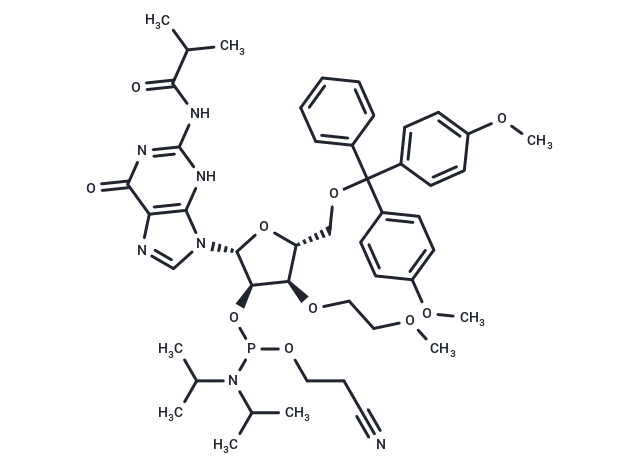 化合物 3’-O-MOE-G(iBu)-2’-phosphoramidite|TNU1391|TargetMol