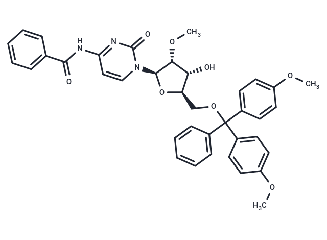 化合物 N4-Benzoyl-5’-O-(4,4’-Dimethoxytrityl)- 2’-O-methycytidine|TNU0654|TargetMol