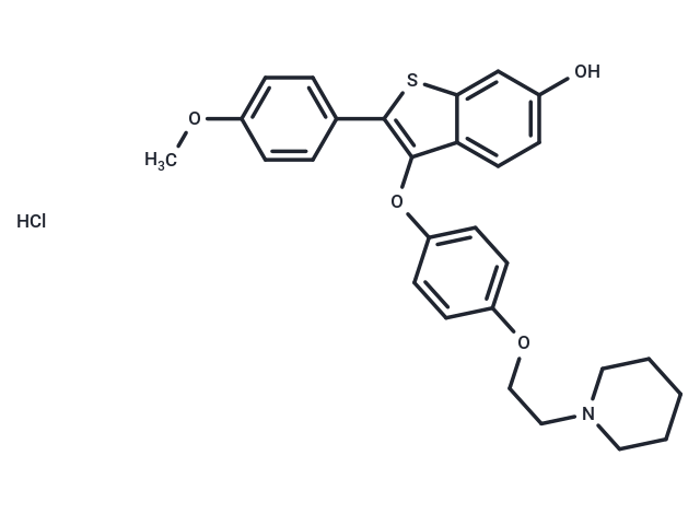 化合物 Arzoxifene hydrochloride|T10379|TargetMol