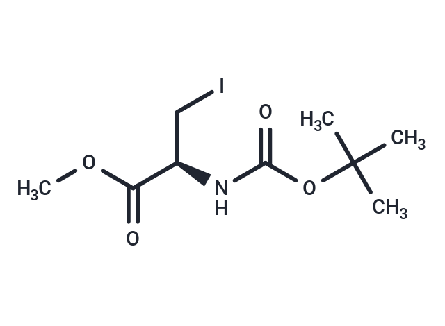 化合物 (S)-Methyl 2-((tert-butoxycarbonyl)amino)-3-iodopropanoate|T66717|TargetMol