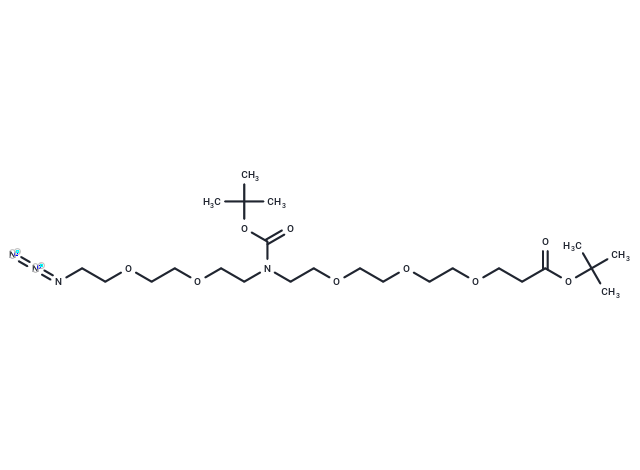 化合物 N-(Azido-PEG2)-N-Boc-PEG3-Boc|T16178|TargetMol