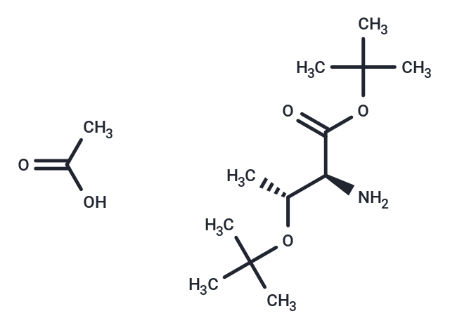 化合物 (2S,3R)-tert-Butyl 2-amino-3-(tert-butoxy)butanoate acetate|T66500|TargetMol