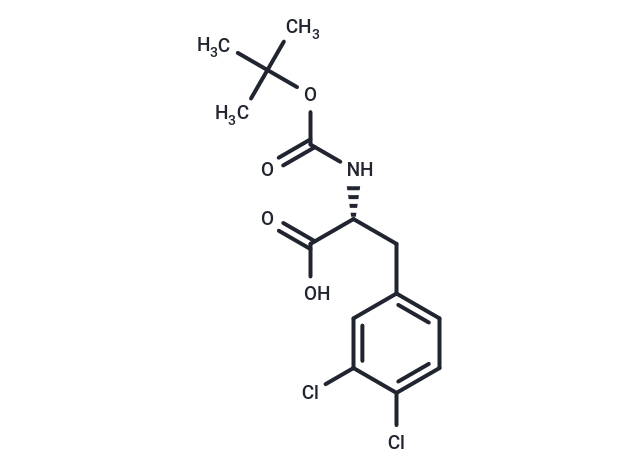 化合物 Boc-D-Phe(3,4-Cl2)-OH|T65693|TargetMol