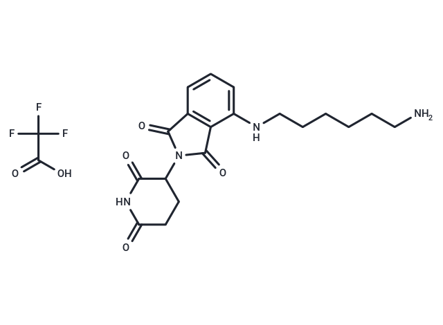 化合物 Thalidomide-NH-C6-NH2 TFA|T18809|TargetMol