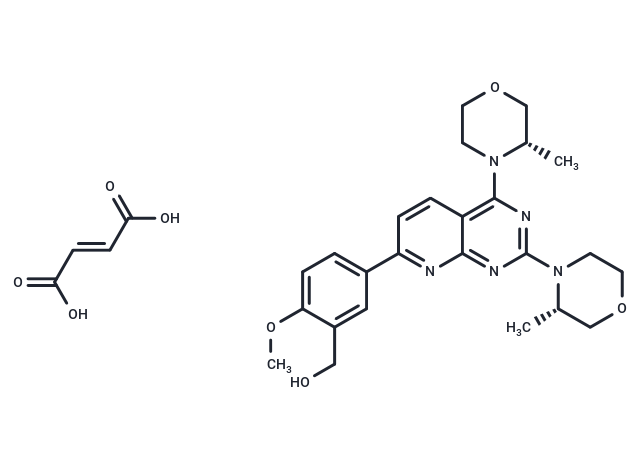 化合物 AZD-8055 fumarate|T71255|TargetMol