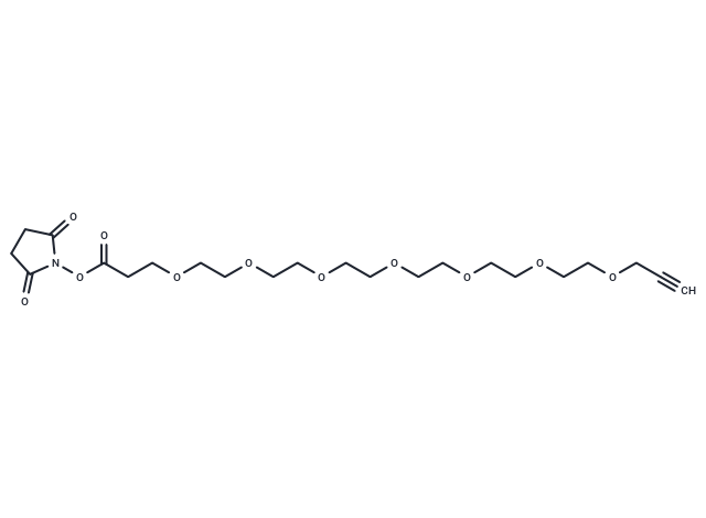 化合物 Propargyl-PEG7-NHS ester|T16642|TargetMol