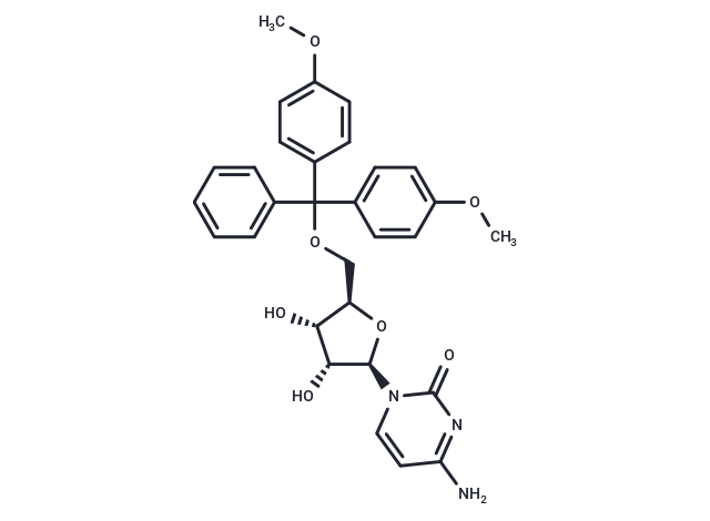 化合物 5’-O-(4,4’-Dimethoxytrityl)cytidine|TNU1101|TargetMol