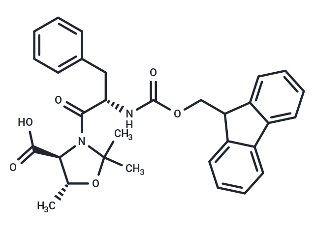 化合物 Fmoc-Phe-Thr(psi(Me,Me)pro)-OH|T64451|TargetMol