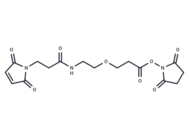 化合物 Mal-amido-PEG1-C2-?NHS ester|T18233|TargetMol