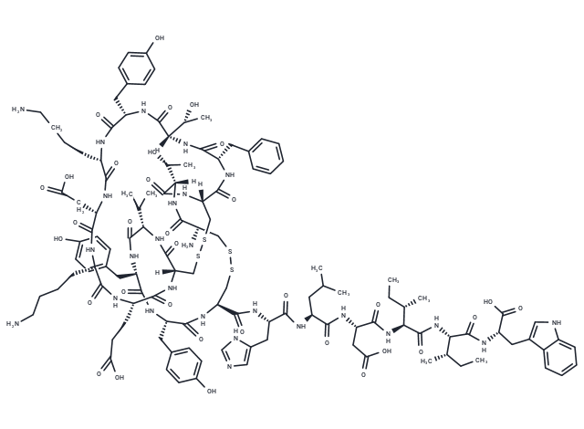 化合物 Endothelin-3, human, mouse, rabbit, rat|TP1175|TargetMol