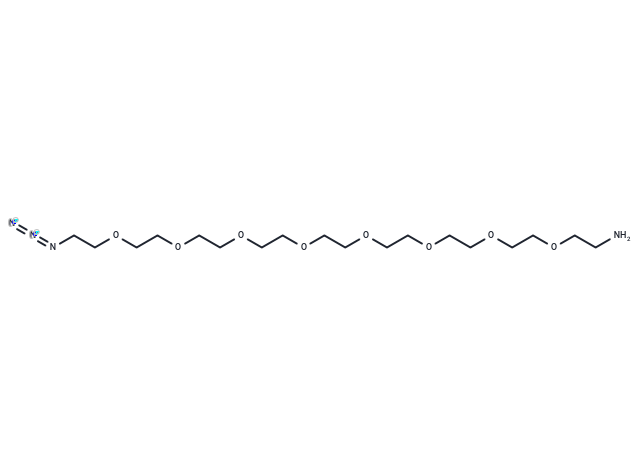 化合物 Azido-PEG8-amine|T14474|TargetMol