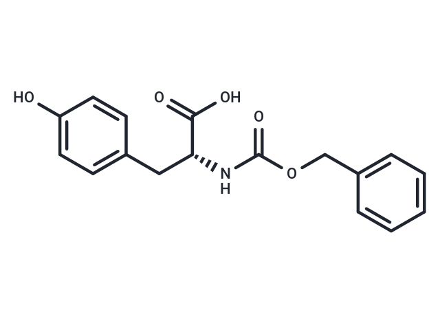 化合物 (R)-2-(((Benzyloxy)carbonyl)amino)-3-(4-hydroxyphenyl)propanoic acid|T66819|TargetMol